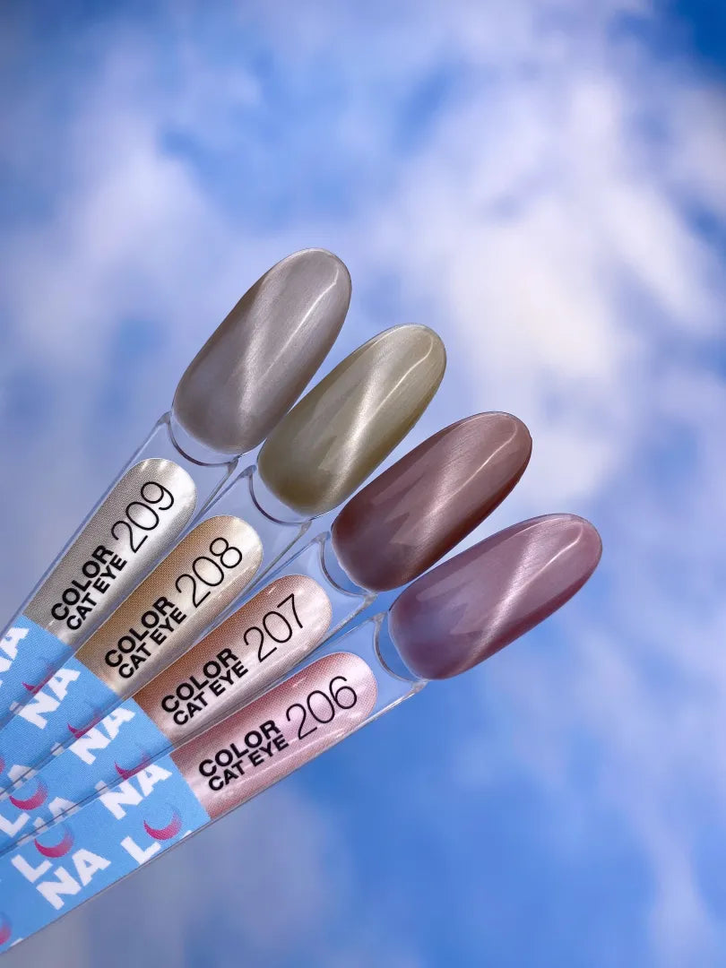 Gel polish Color Cat Eye №208