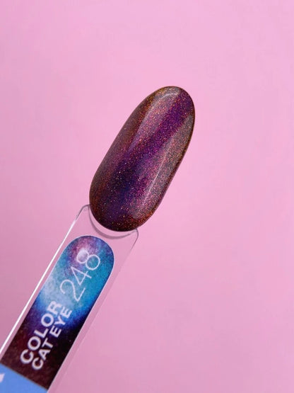 Gel polish Color Cat Eye № 248