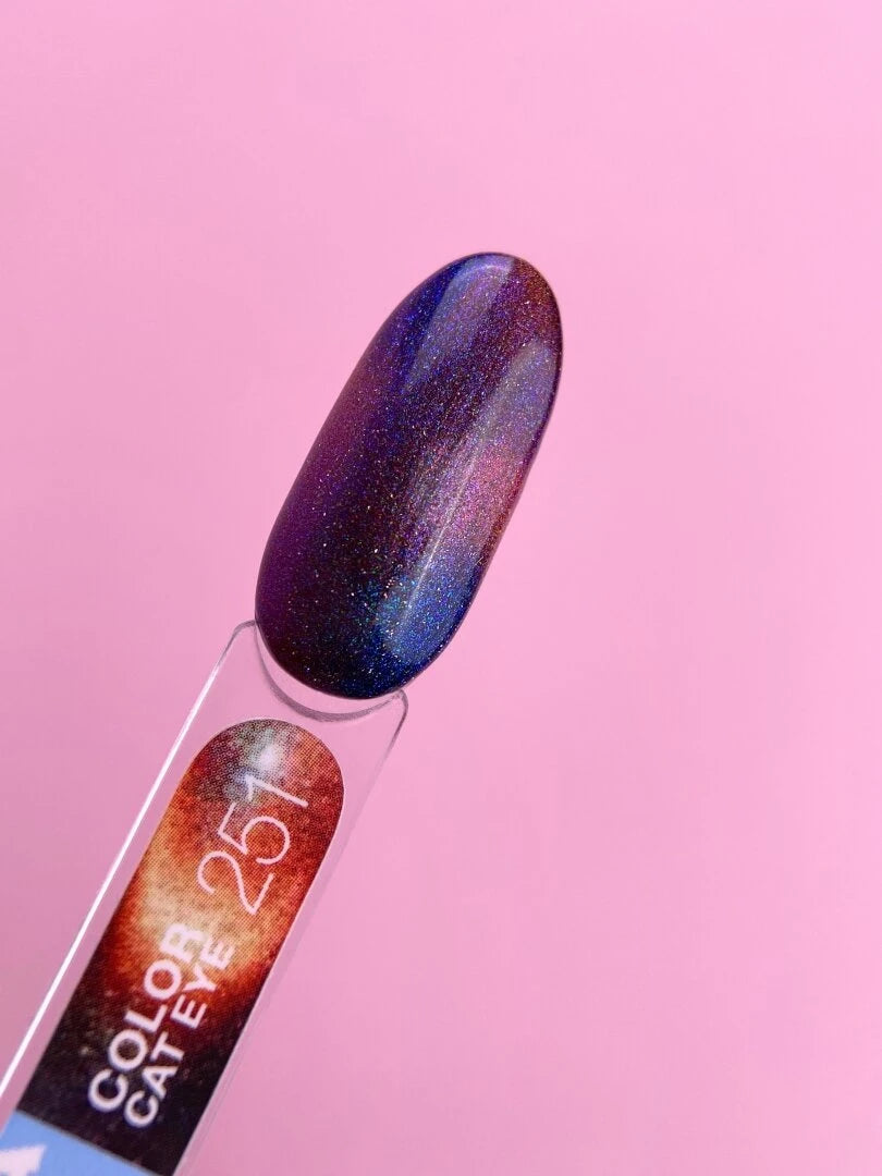 Gel polish Color Cat Eye № 251