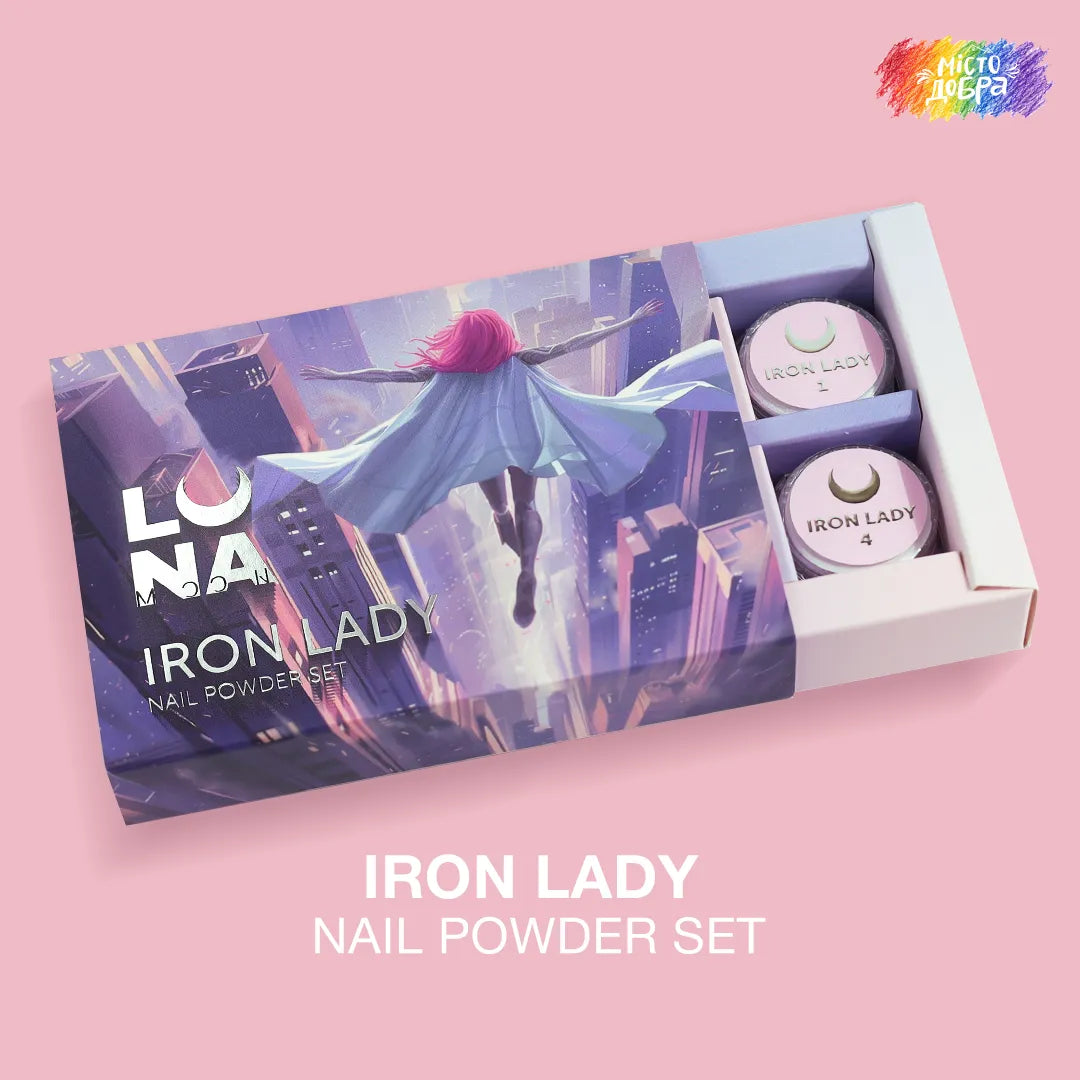 Lunamoon  Iron Lady Nail Powder Set
