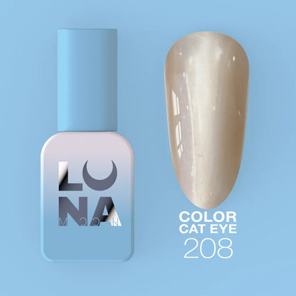 Gel polish Color Cat Eye №208