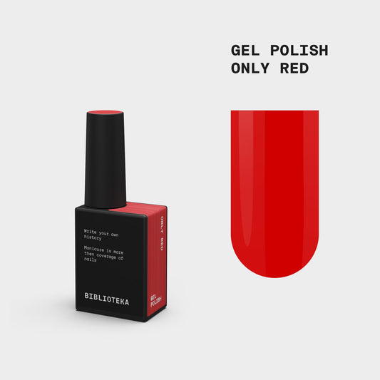 BIBLIOTEKA Gel Polish Only Red - Classic Red
