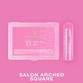 Lunamoon Dual Nail Forms Salon Arched Square